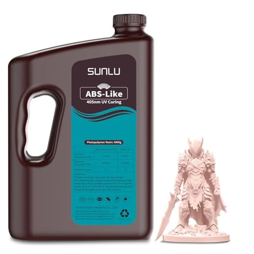 ⚡ SUNLU Upgraded 4KG ABS Like Resin with Enhanced Strength and Toughness, High Compatibility 3D Printer Resin, 4000G Beige