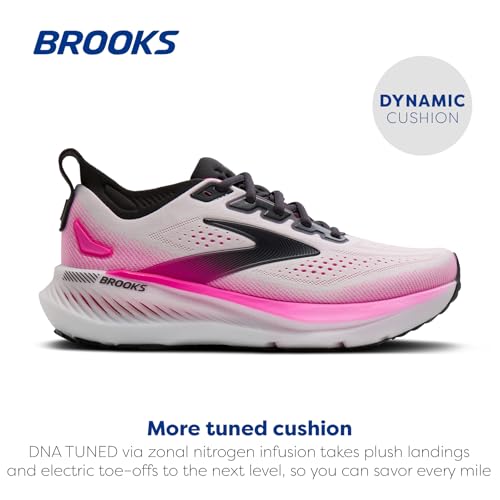 Brooks Women’s Glycerin GTS 23 Supportive Running Shoe - White/Phantom/Cyber Pink - 6 Medium - image 2