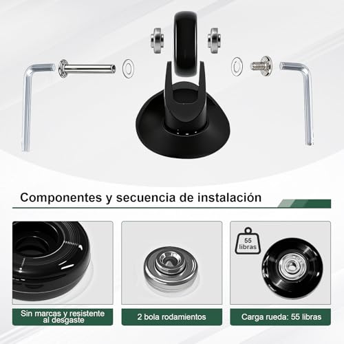 Listado de Llantas para maletas , tabla con los diez mejores. 30 Imagen adicional