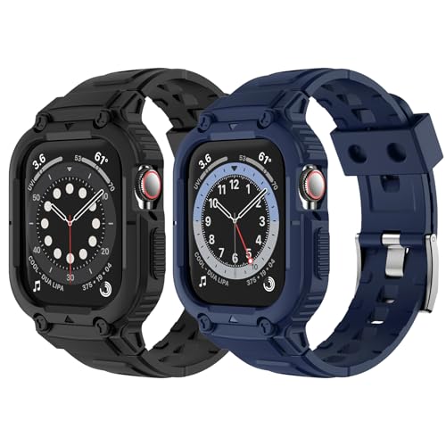 Wristitani 2 Pack for apple watch band with Case 44mm 45mm - image 1