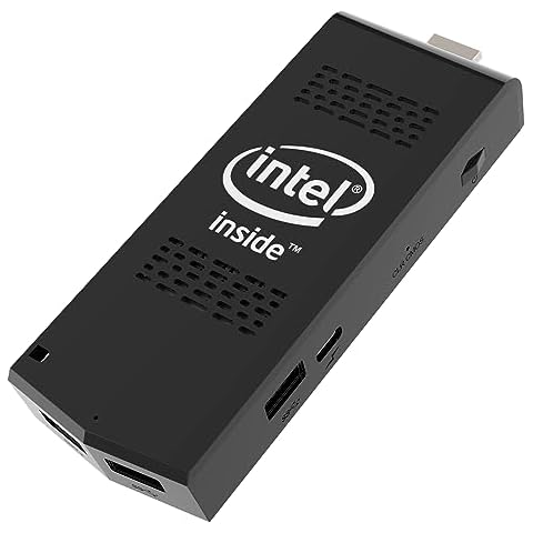 Mini PC Stick Windows 11 Pro,Compute Stick Intel Celeron J4125 Processor Equipped 8GB DDR4 128GB SSD,Support Auto Power on,4K HD/Gigabit Ethernet/WiFi/BT,Business/Travel Portable PC Cover