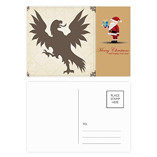 Cartes postales Père Noël emblème national : lot de 20 pour correspondances de fête