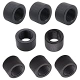 8-Pack Combo: 4 x 5/8x24 Thread Protectors & 4 x 1/2x28 Thread Protectors - Durable, Protective, and Easy to Install