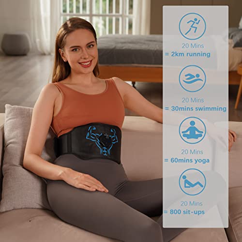 Ailsworth Electronic Muscle Stimulator - Ab Machine, Abs Stimulator Abdominal Toning Belt For Men And Women, Muscle Toner Ab Training Device Sports Fitness Ab Workout Equipment For Home Office #TOP5