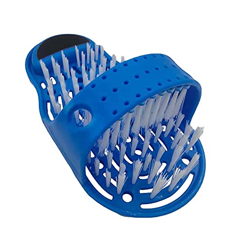 Kaimeilai Nettoyant Pied de Douche, Brosse Pied Douche brosse pour Pieds de Douche, Brosse de Massage avec Ventouses Antidérapantes à Coller sur le Sol, pour Acupressure des Pieds pour Soins des Pieds