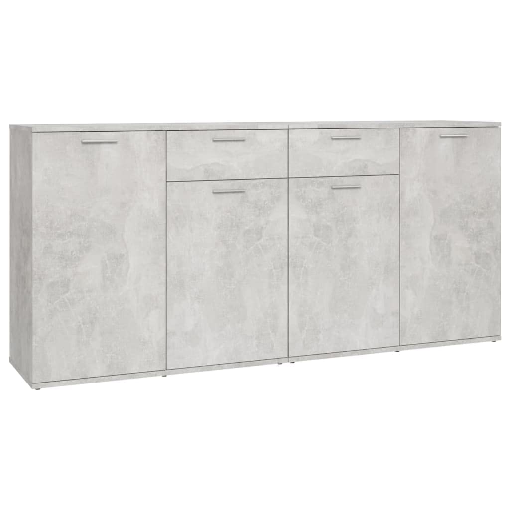 vidaXL Sideboard | Concrete grey | Engineered wood | Medium | Sideboard — image 1