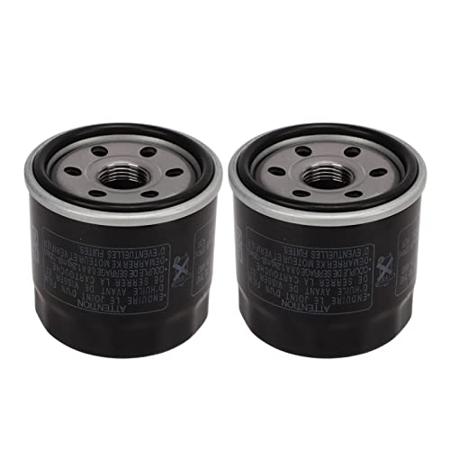 2 peças de filtro de óleo do motor 136-7848 vedação perfeita, para motores duplos Toro de cilindro ú