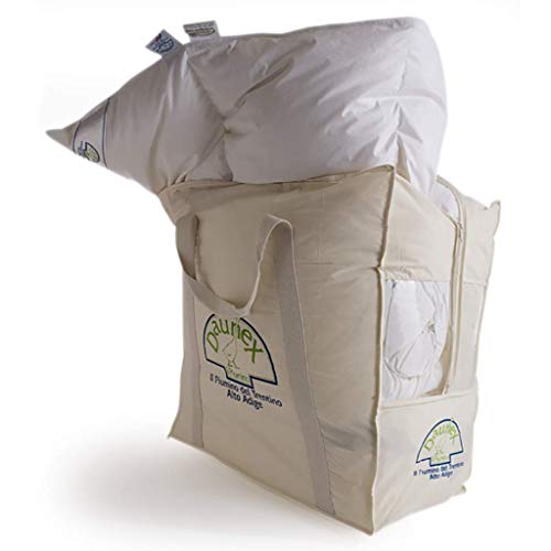 Smartsupershop Piumino Piazza E Mezza in Piuma d' Oca Warm Naturale Bianca DAUNEX - 100% Piumino d' Oca - Modello Relax Tirolo Anallergico - Piumini Invernali - Riscalda Le tue Notti d'inverno !