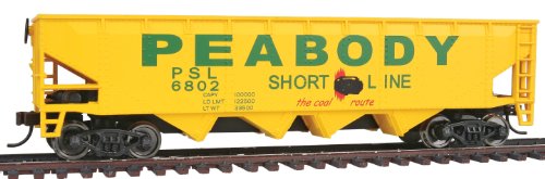 Walthers offset hopper Peabody wagon miniature HO pour modélisme ferroviaire réaliste