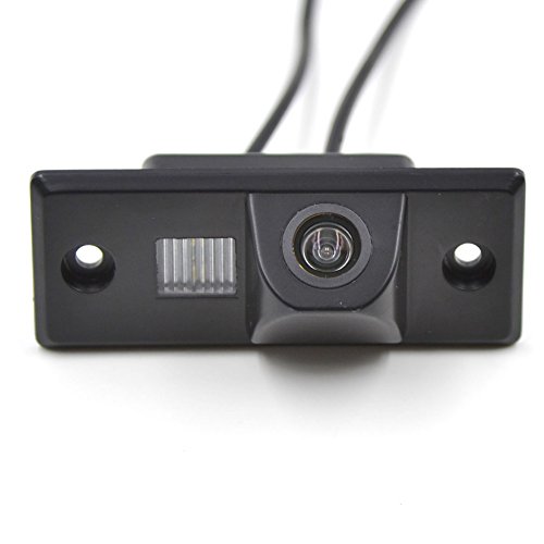 Image of car Backup Camera, Waterproof Rear View License Plate Car Rear Backup Camera for VW Touareg Golf V Skoda Fabia Passat B5 Tiguan Polo Santana