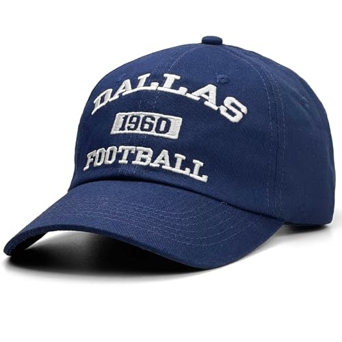 Image of Sport hat Trucker Hat for Men Women Classic Football Fans US Cities Mesh Adjustable Embroidered Baseball Cap