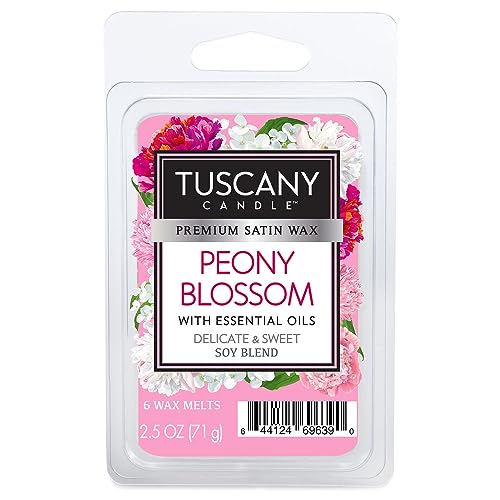 Empire Candle Peony Blossom Scented Wax Melt, 2.5 oz, Burn Time 4 Hours, Home Fragrance, Room Accessories