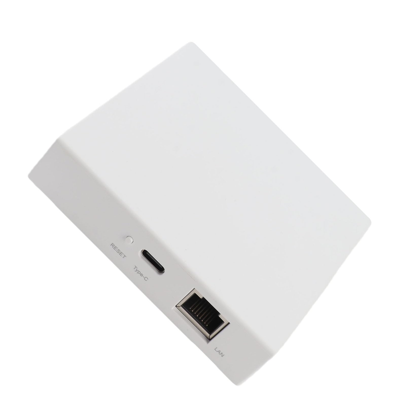 Gateway cablato intelligente per hub domestico intelligente Tuya Zigbee con supporto filettatura Matter Alimentatore USB 5V 1A per automazione domestica intelligente ABS 90x90x22mm