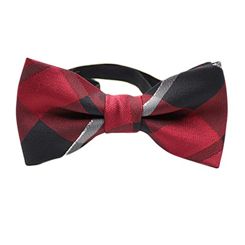 Adjustable Pre-tied Bow Ties Wedding Party Bowtie for Men Boys Bowties (Multicolor 10,One Size)