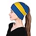 Funny Sweden Flag Multifunction Beanie Hat for Men Women Fashion Scarf Soft Stretch Skull Cap