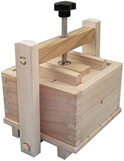 Lzttyee Homemade Wood Tofu Maker/Press Set to Make Delicious Tofu for Home Kitchen