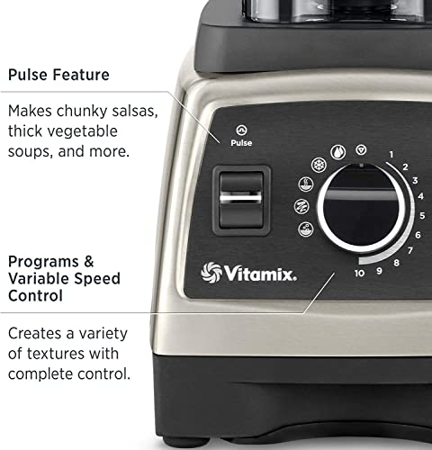 Vitamix Pro 750 Heritage Series, Professional-Grade, 64 oz. Low-Profile Container Bundle with The Vitamix Cookbook - 250 Delicious Whole Food Recipes (Pearl Gray) - Image 6