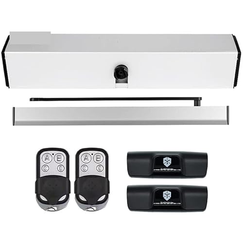 LMEIL Abridor automático de Puerta abatible, abridor automático de Puerta abatible con Empuje para Abrir Gratuito, para discapacitados Operador de Puerta abatible de bajo Consumo de 65 W Cover