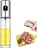 Effortless Drizzling: This sleek oil sprayer lets you easily mist olive oil, vinegar, or other cooking liquids over food for flawless flavor enhancement. Precise Control: The pump-action design provides fine mist control, allowing you to evenly coat ...