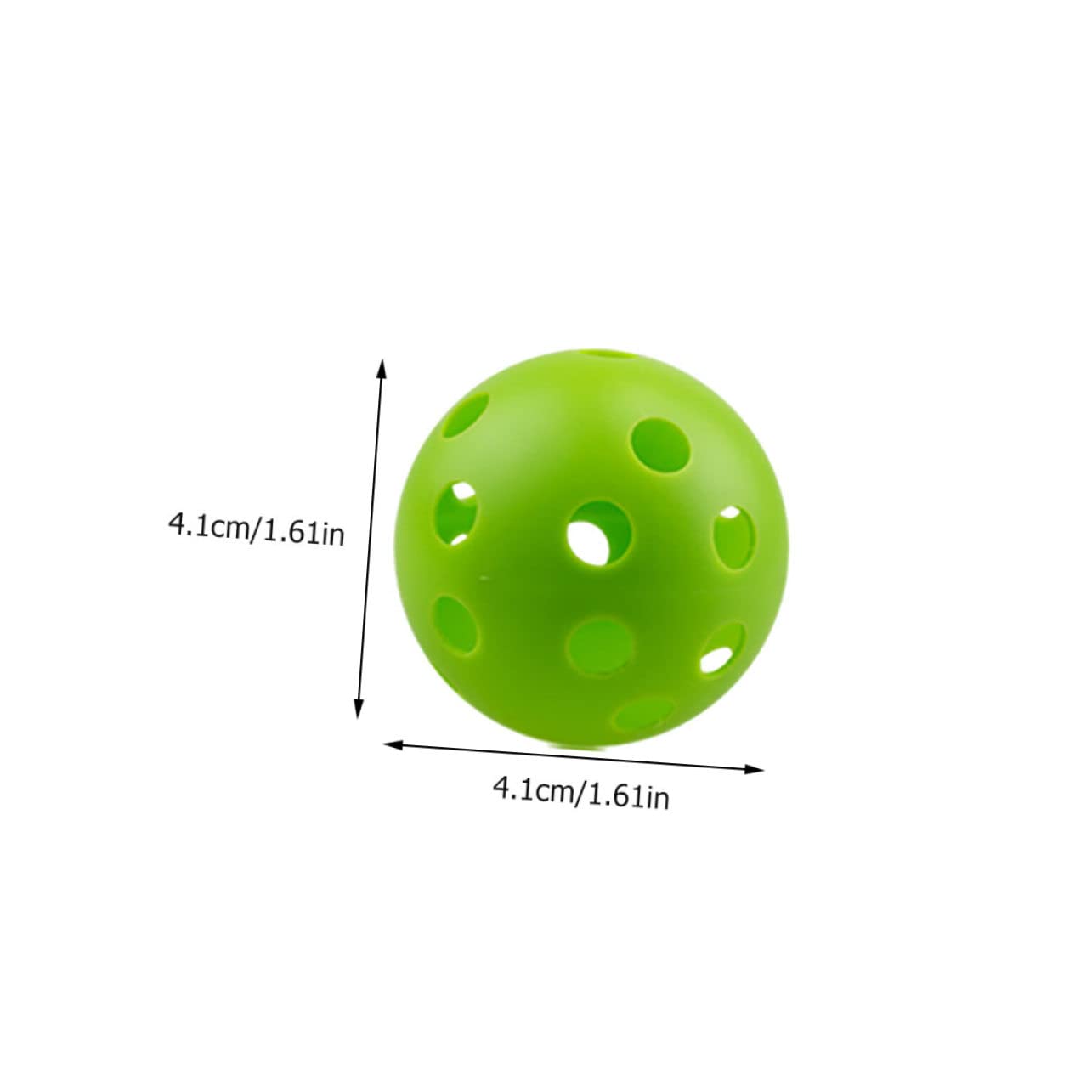 ibasenice 12pcs Indoor Golf Practice Balls Lightweight Hollow Out Training for Enhanced Ball Control and Straight Line Hitting