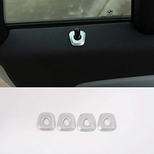 YIWANG 4pcs ABS Chrome for BMW X1 F48 2016-2019 Car Door Lock Cover Trim Stickers Car Accessories for BMW X2 F47 2018 2019
