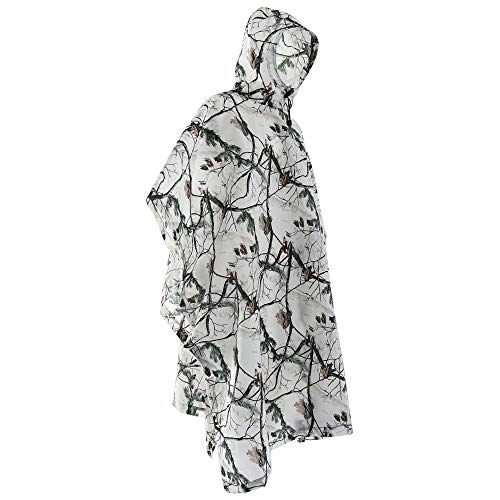 Festnight Homens Mulheres Capa de Chuva Multifuncional Impermeável Impermeável Poncho Impermeável pa