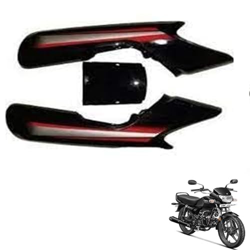 Image of GadiParts Bike Tail panel /Tailpannel Black&Red Compatible with for HF Deluxe
