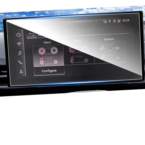 Écran Audi Q5 sans traces grâce au film protection verre trempé GPS