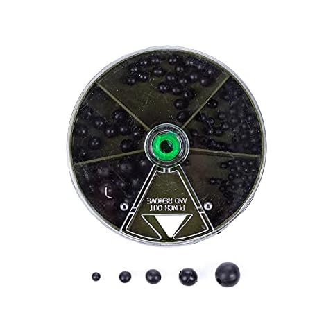 Zite Fishing Gummi-Perlen Angeln Sortiment - 100 Stück Stopper-Perlen Set - Schnur-Stopper Gummi-Stopper 2-8mm Cover