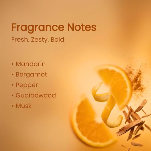 Image of Bath & Blossoms Maverick Shower Gel | Warm Citrus & Spice Fragrance | Rich Foaming Lather | Aloe Vera & Vitamin E | Gentle Moisturising formula suitable for all skin types | Vegan & 100% Paraben Free | Premium Body Care