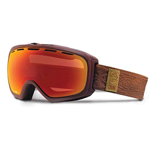 Masque de ski Giro Basis Brick Red Spirit rouge pour sports d'hiver