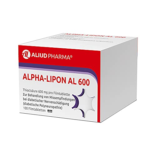 ALIUD PHARMA Alpha-Lipon AL 600 100 Filmtabletten: Mit Alpha-Liponsäure bei diabetisch bedingter Nervenschädigung