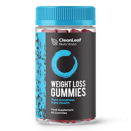 Weight Loss Support Gummies – Slimming Support gummie with No Added Sugars – Strawberry Flavour – Vegan and Low carb - 60 Gummies