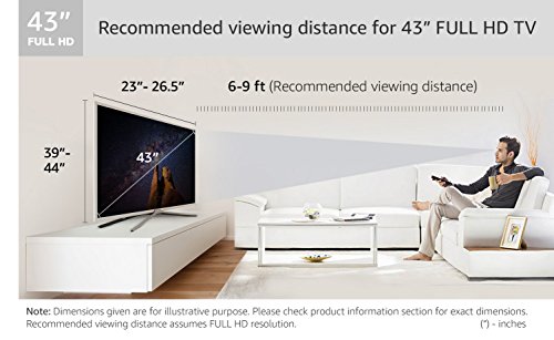 Image of Philips 108 cm (43 inches) Full HD LED TV 43PFL4451 /V7 (Black)