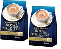 Nittoh Kocha Royal Japanese Instant Milk Tea, 8 Beutel, Doppelpack