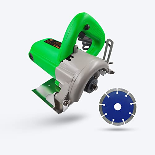 Image of Hillgrove HGTCM3B1M1 Cutting Machine Saw for Tile /Marble /Wood with Depth adjustement Marble Cutter (1050 W)