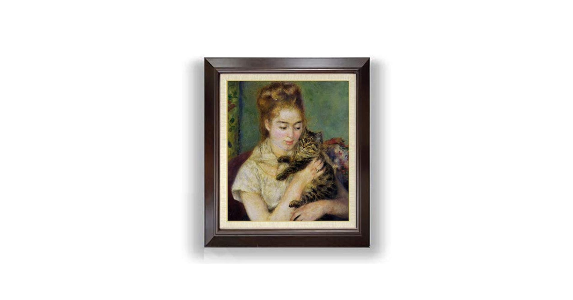 少女と猫の印象派油彩画　ルノワール ルノワールと猫 | アート名画館 公式ブログ