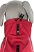 Trixie Regenmantel Vimy für Hunde rot XS - Bauchumfang: 20-39 cm – Hunde-Regenjacke mit reflektierenden Elementen für mehr Sichtbarkeit im Dunkeln – bequem & verstellbar - 680220