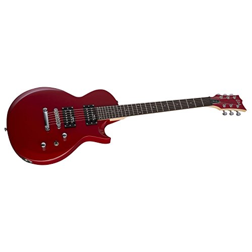 LTD EC-10 Red Guitare électrique 6 cordes avec étui, rouge - Les Beatles, Paul McCartney, John Lennon, RIngo Starr, George Harrison LTD EC-10 Red Guitare électrique 6 cordes avec étui, rouge – Image 4