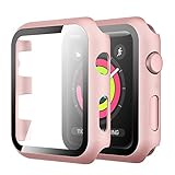 Simpeak Case Compatible with Apple Watch Series 3 Series 2 Series 1 42mm, Full Coverage and Slim...