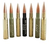 Personalized 50 Caliber Custom Bullet bottle Opener