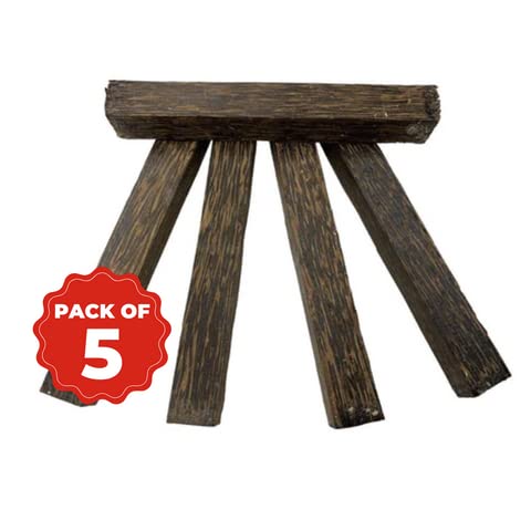 Exotic Wood Zone | Pack of 5, Exotic Black Palm Pen Blanks | 3/4