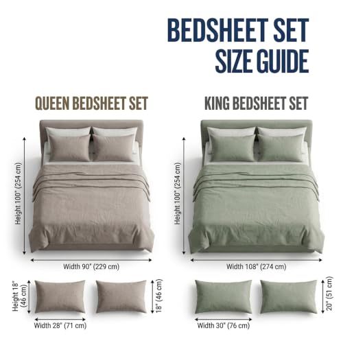 Image of Digitally Printed with Reactive Ink Tech | 300 TC 100% Organic Cotton Queen Premium Bedsheet Set | Ultra-Soft Satin-Like Finish | Floral Midnight Bloom