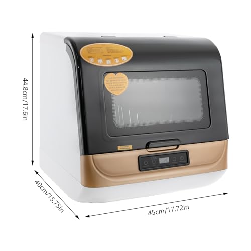 ACROSSPART Mini Geschirrspüler Tischgeschirrspüler Multifunktions Dishwasher Tragbarer Arbeitsplatten-Geschirrspüler mit 3-Waschmodi Spülmaschine Klein spült 12-20 Geschirrteile 8 ACROSSPART Mini Geschirrspüler Tischgeschirrspüler Multifunktions Dishwasher Tragbarer Arbeitsplatten-Geschirrspüler mit 3-Waschmodi Spülmaschine Klein spült 12-20 Geschirrteile