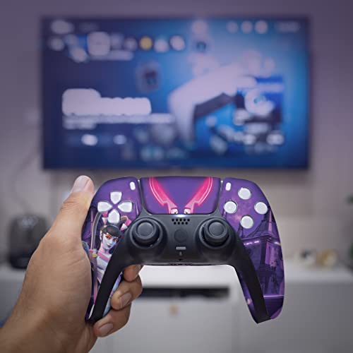 Image of Tassukki 2.0 Custom PS-5 Controller Wireless compatible with Play-Station 5 Console by BCB Controllers | Proudly Customized in USA with Permanent HYDRO-DIP Printing (NOT JUST A SKIN) (MODDED)