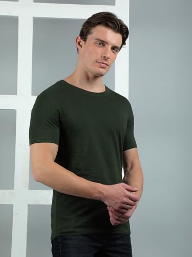 Image of Dollar Pack of 1 Cotton Solid Men Tshirt