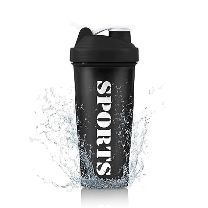KAIRA ENTERPRISES Gym Shakers for Protein Shake 500ml, Leakproof Gym Bottle, Sipper Bottle for Men & Women, Gym Shaker Bottle with Storage Compartment (Black)-image-36