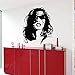 Produktbild XCGZ Wandsticker Frau Sonnenbrillen Mädchen Schönheitssalon Wandtattoo Friseursalon Friseur Wandaufkleber Haarschnitt ZeichenVinyl-DekorGröße 42x51cm