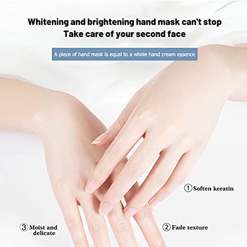 Rose Hand Peel Mask, Acessório Hidratante para as Mãos da Mulher Melhorando as Mãos, Spa de Mãos rep