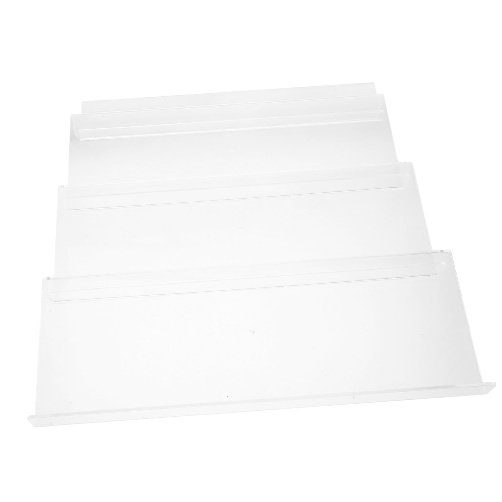 Étagère à Épices Transparente en Acrylique, 1 Set, Design Incliné